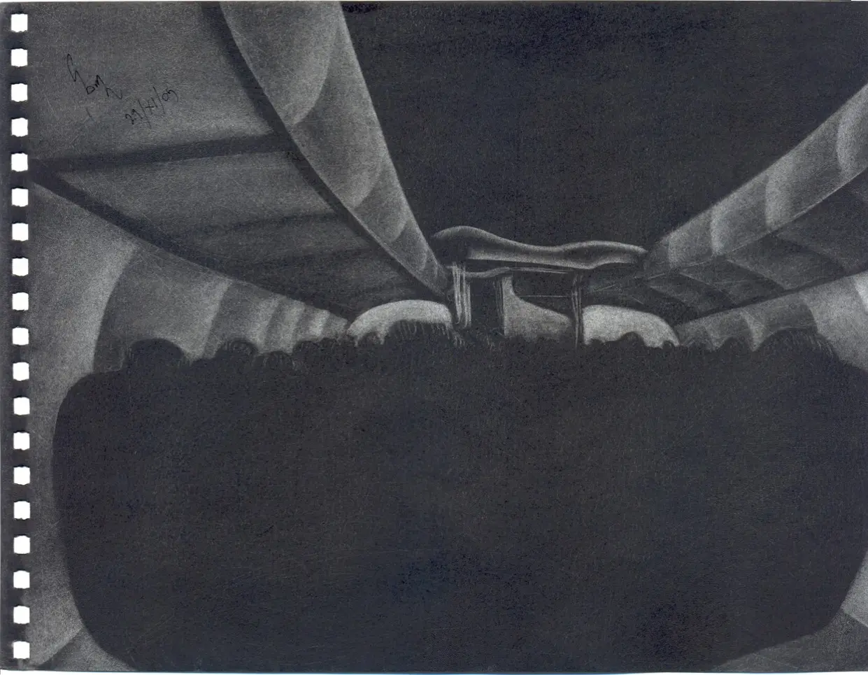 Dibujo OV 229, Muchedumbre
